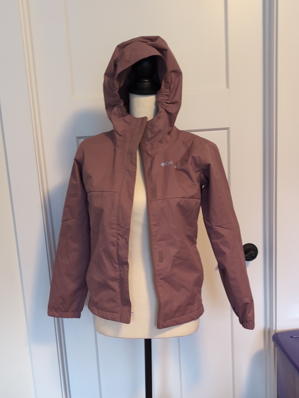 Columbia Girls Hooded Jacket - Dusty Mauve